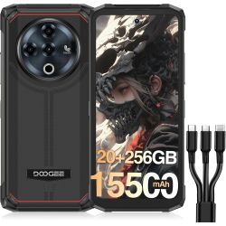 DOOGEE Fire 6 Power Rugged Phone - 8GB - 256GB - 15500mAh Large Battery - 4G LTE