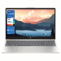 HP Notebook Laptop 15 – 13th Gen Intel Core i7, 5.0GHz, 16GB RAM, 512GB SSD, Windows 10 Home, 15.6" Non-Touchscreen, Webcam, Wi-Fi, Bluetooth